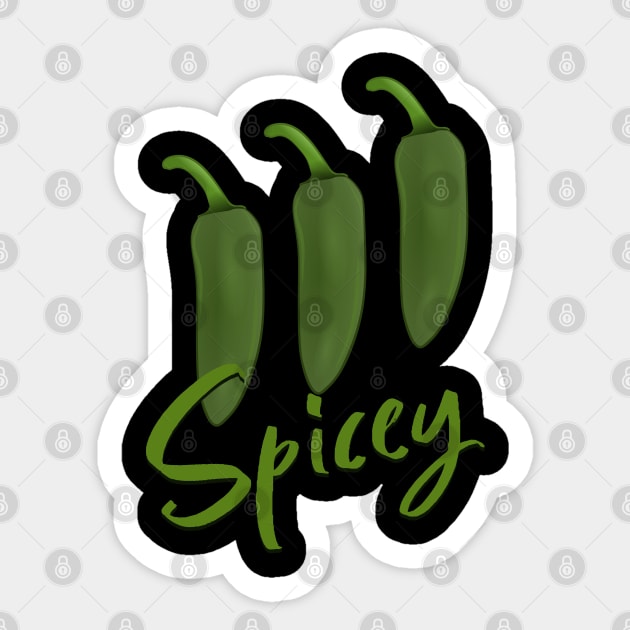 Green Jalapeno Spicey Sticker by PCB1981